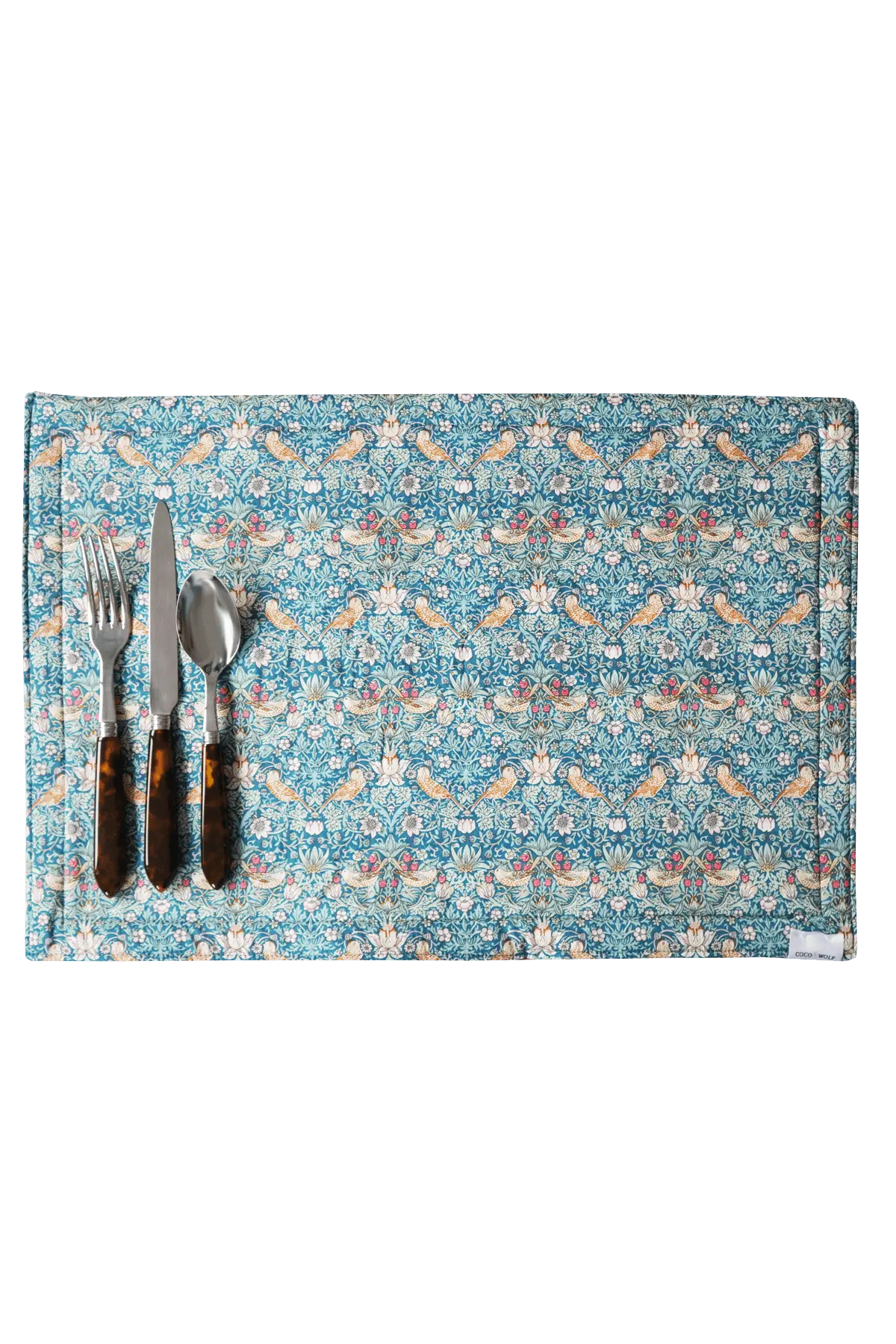 EVA BELLE & STRAWBERRY THIEF Liberty Reversible Stitch Placemat - Image 3