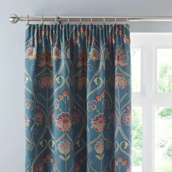 Evelyn Pencil Pleat Curtains