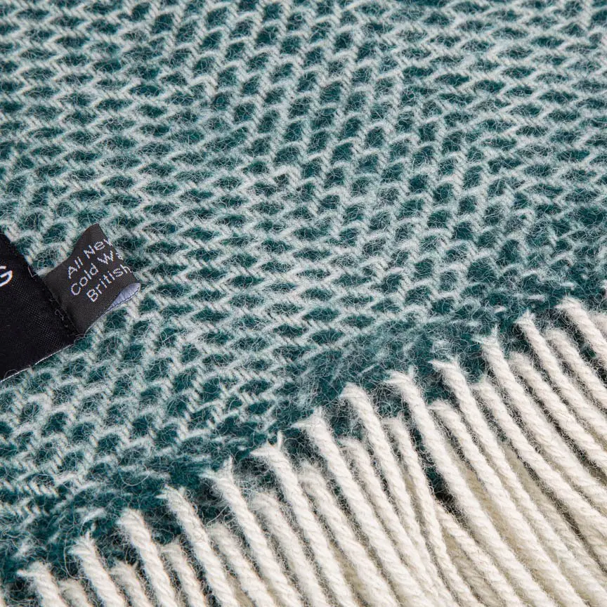 Down to the Valley Evening Tales - Pure New Wool Blanket - Image 3