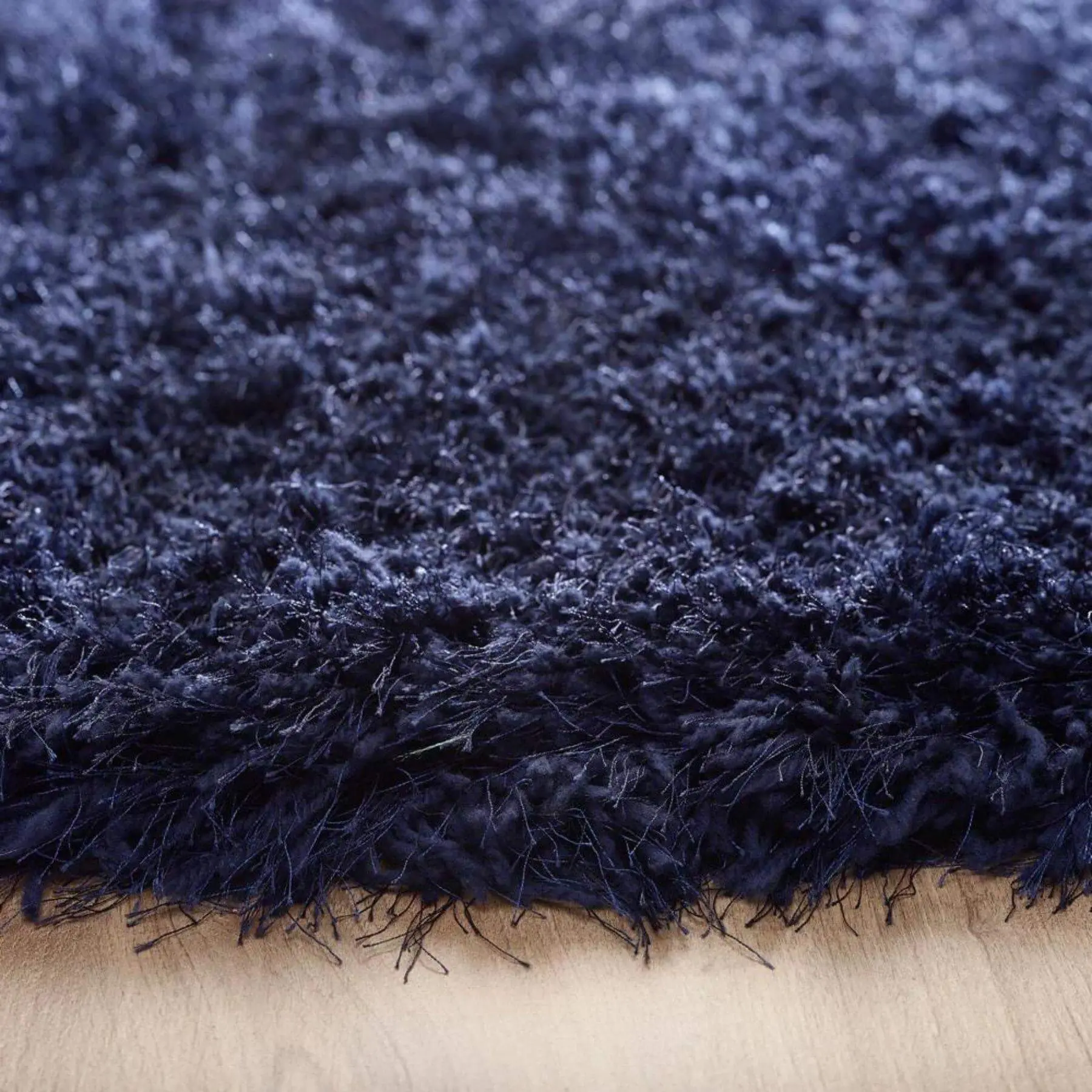 Extravagance Navy Shaggy Rug - Image 2