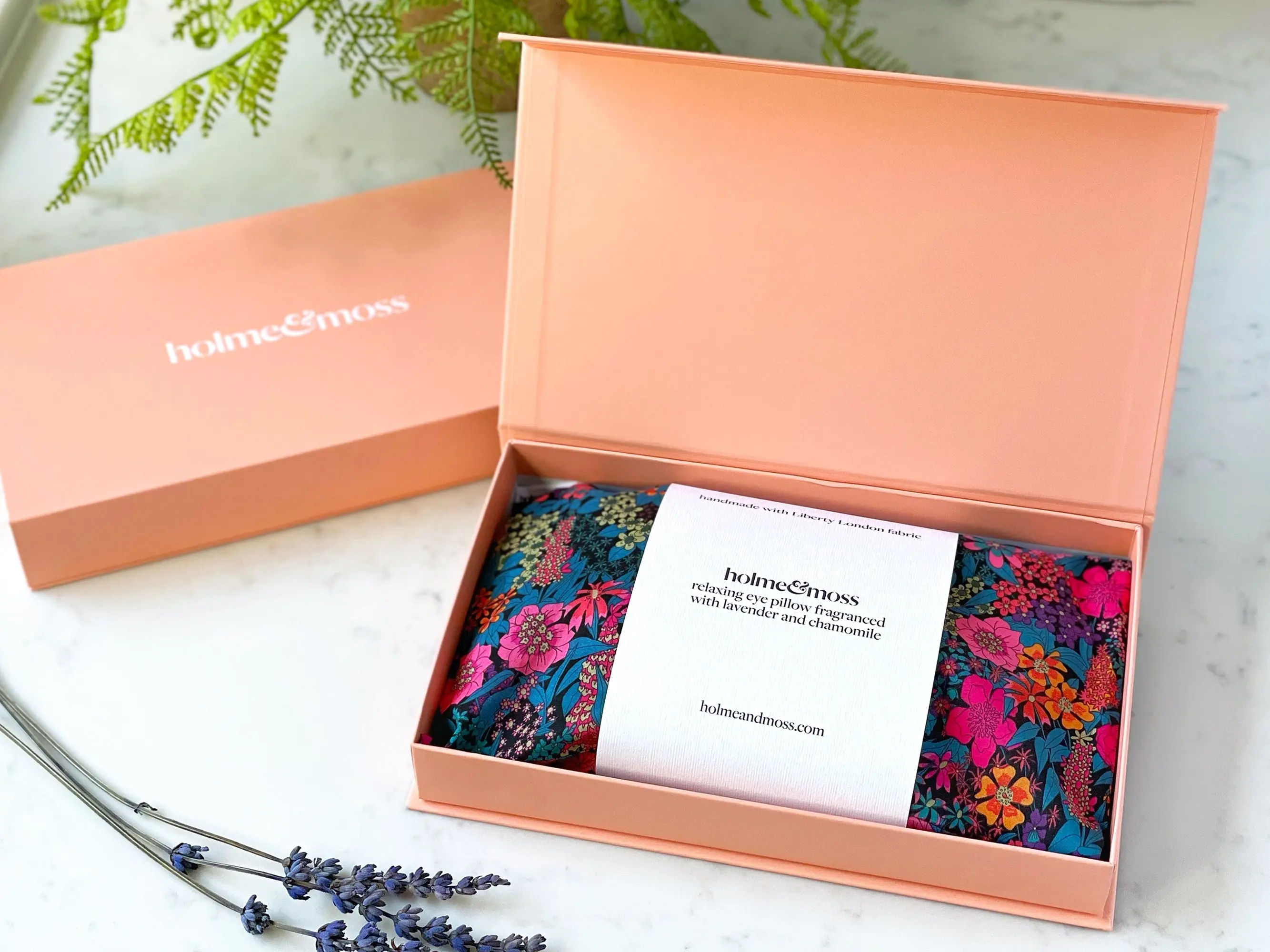 Eye Pillow with Lavender and Chamomile - Liberty Ciara C Print - Image 3