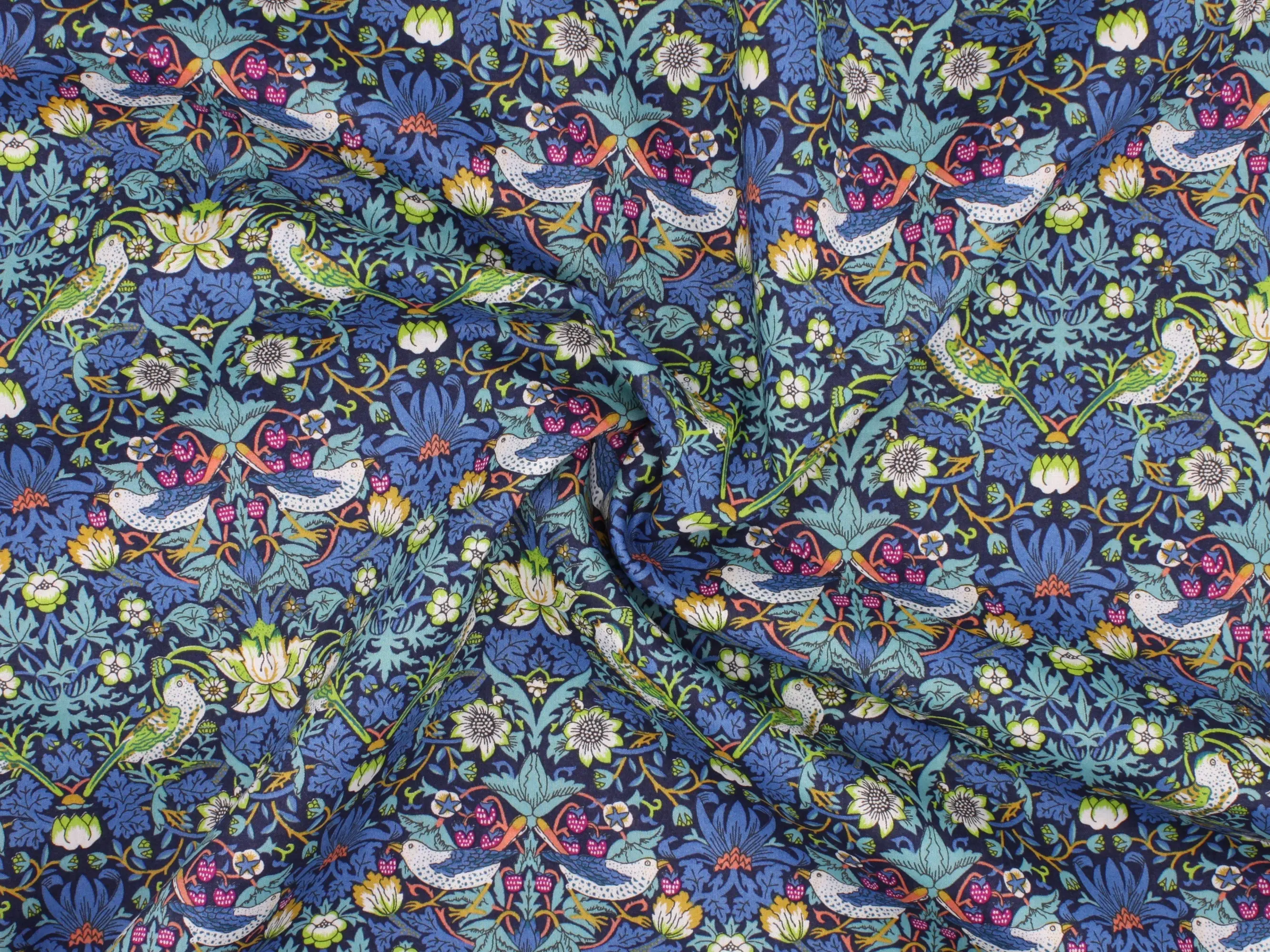 Eye Pillow with Lavender and Chamomile - Liberty Strawberry Thief J Print - Image 6