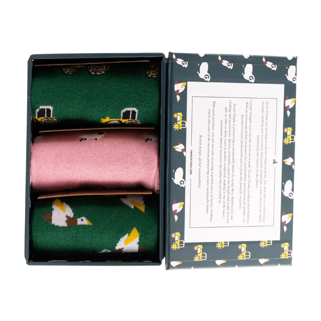 Farm Sock Box - 3 Pairs of Bamboo Socks (His) - Image 3