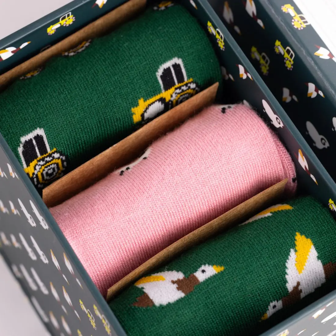 Farm Sock Box - 3 Pairs of Bamboo Socks (His) - Image 4