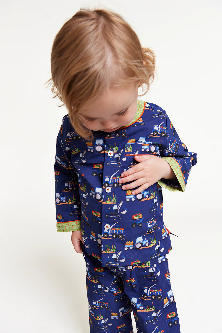 farmyard rumble organic cotton baby pyjama set - Image 3