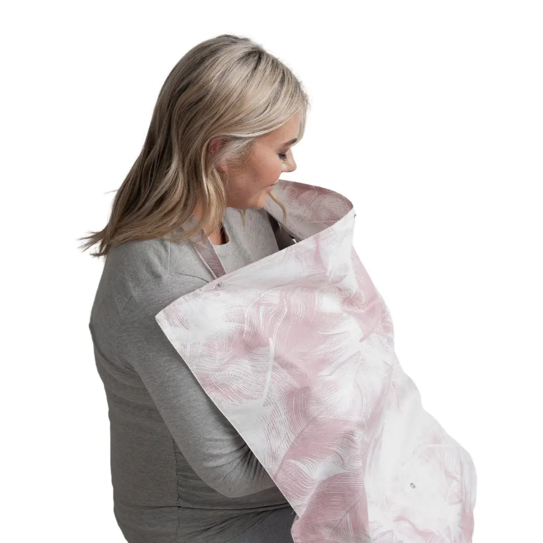 Feeding & Pumping Privacy Cover - Feather Nest - Image 3