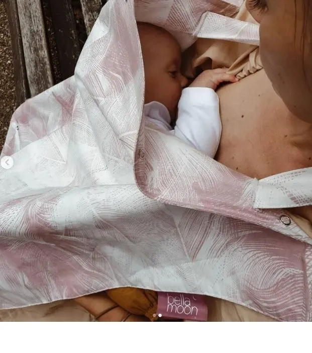 Feeding & Pumping Privacy Cover - Feather Nest - Image 6
