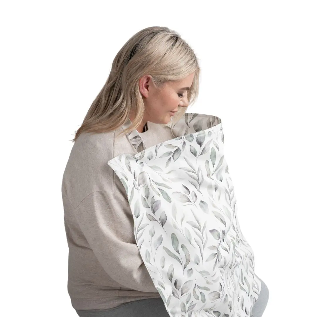 Feeding & Pumping Privacy Cover - Waterleaves - Image 3