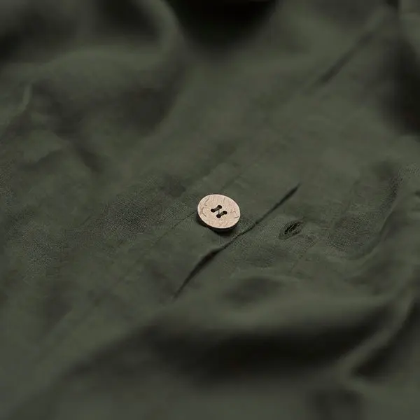 Fern Green Linen Pillowcases (Pair) - Image 2