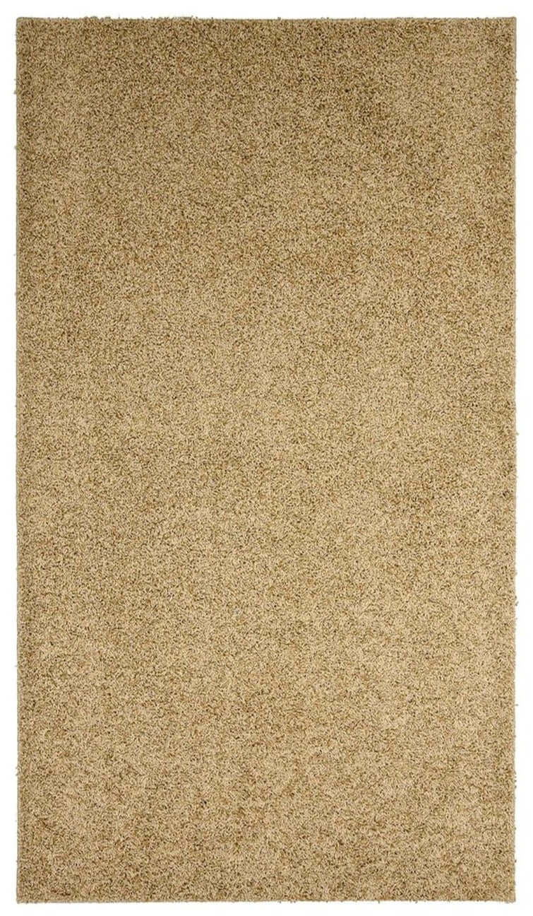 Fiji Latte Beige Washable Solid Shaggy Rug - Image 2