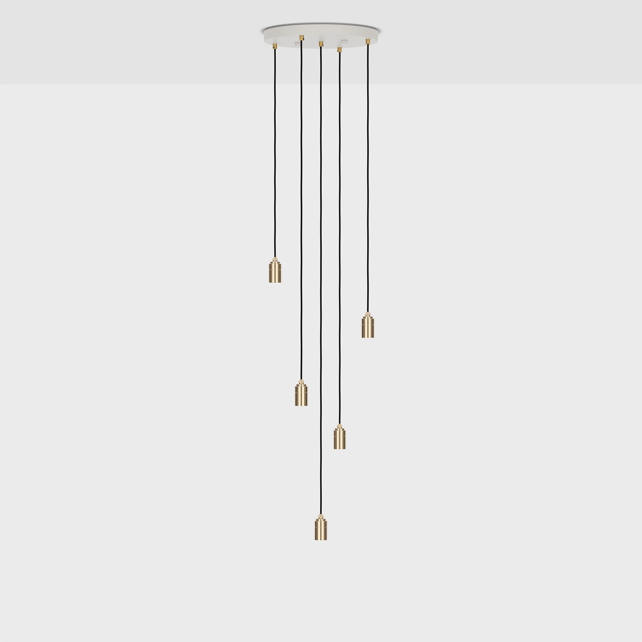 Five Pendant in Brass + Oval II - Image 6