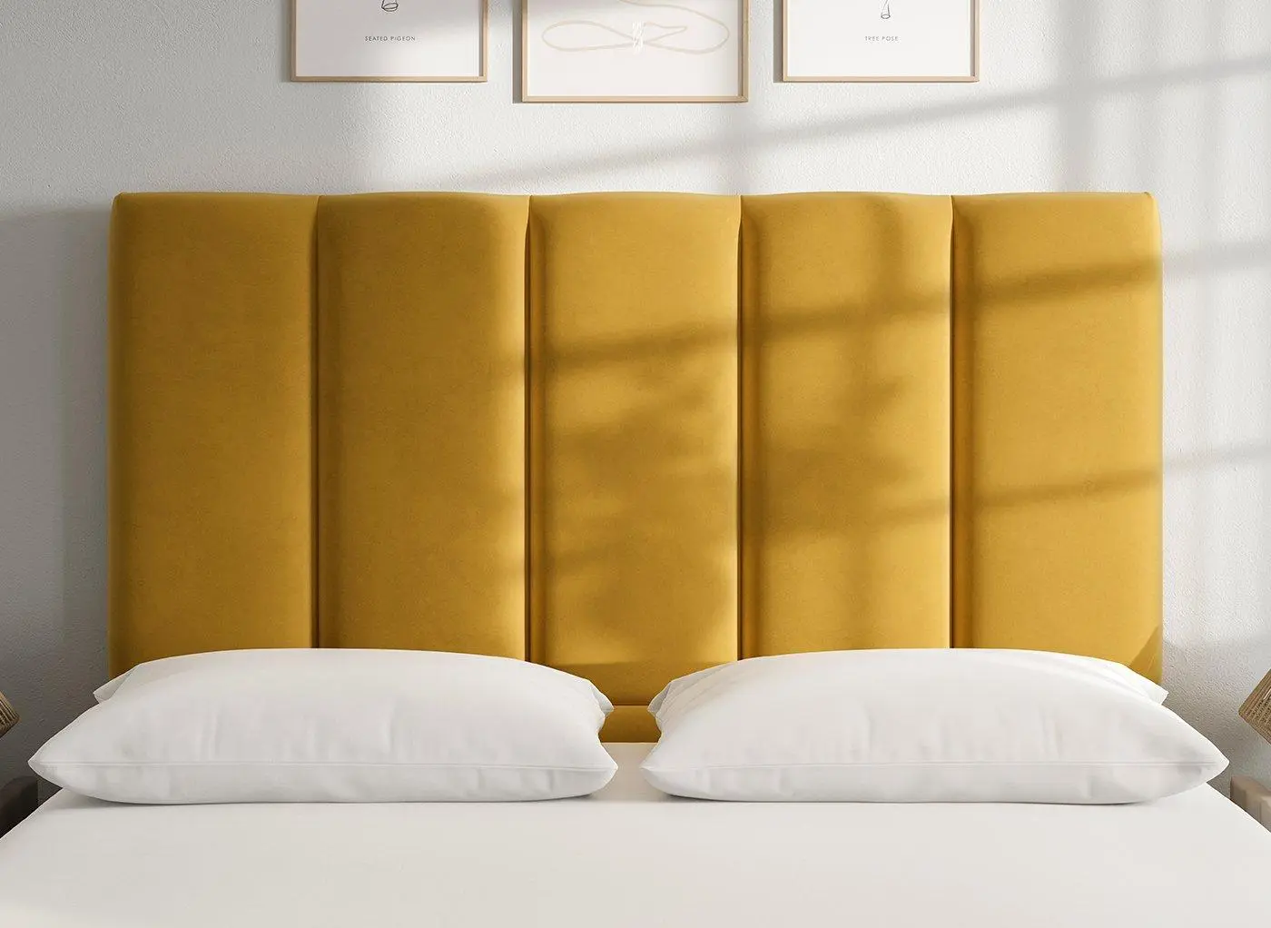 Flaxby Gransmore Headboard - Gold