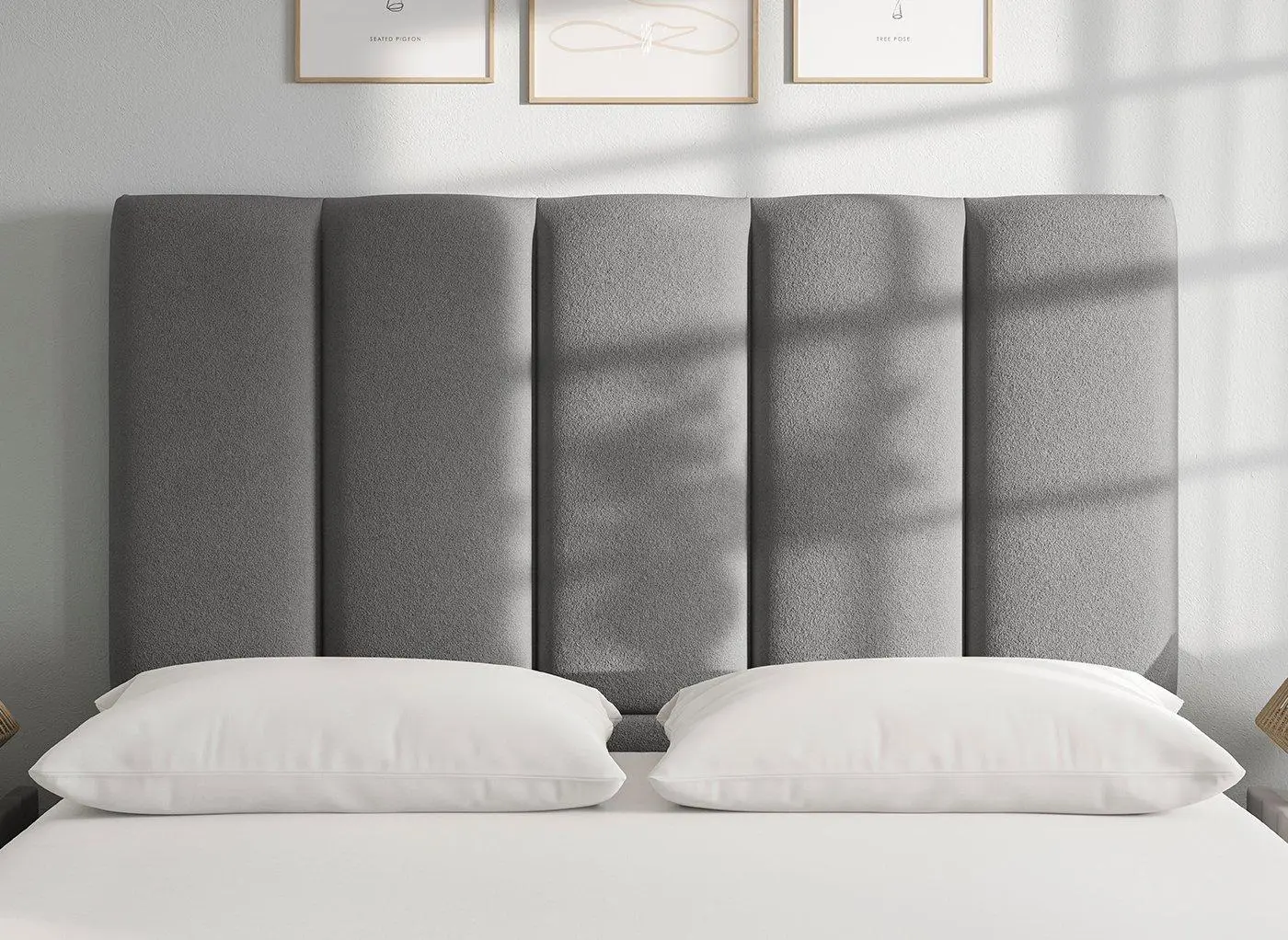 Flaxby Gransmore Headboard- Silver