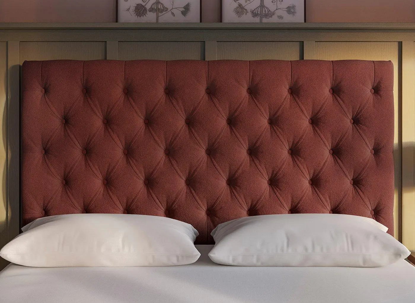 Flaxby Harrogate Headboard - Red