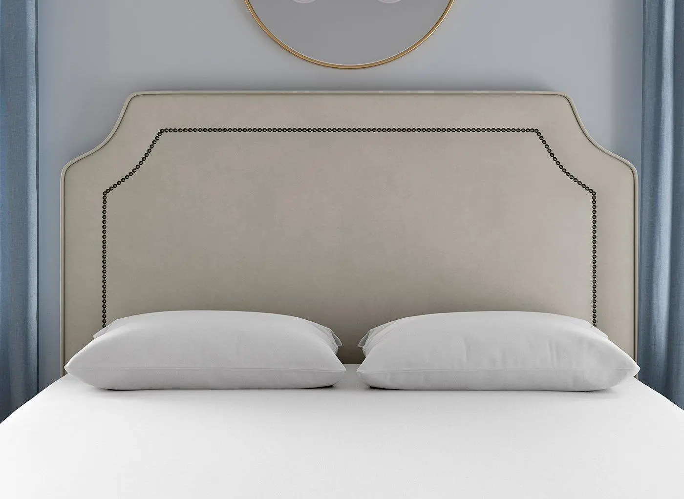 Flaxby Malton Padded Headboard - Beige