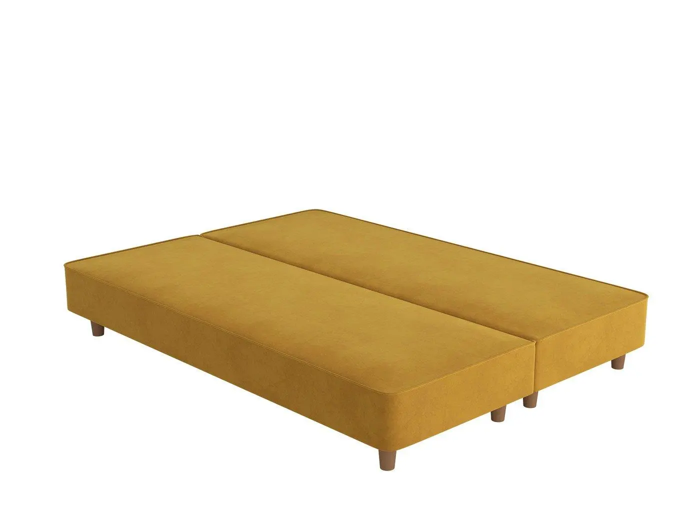 Flaxby Shallow Divan Bed Base - Gold