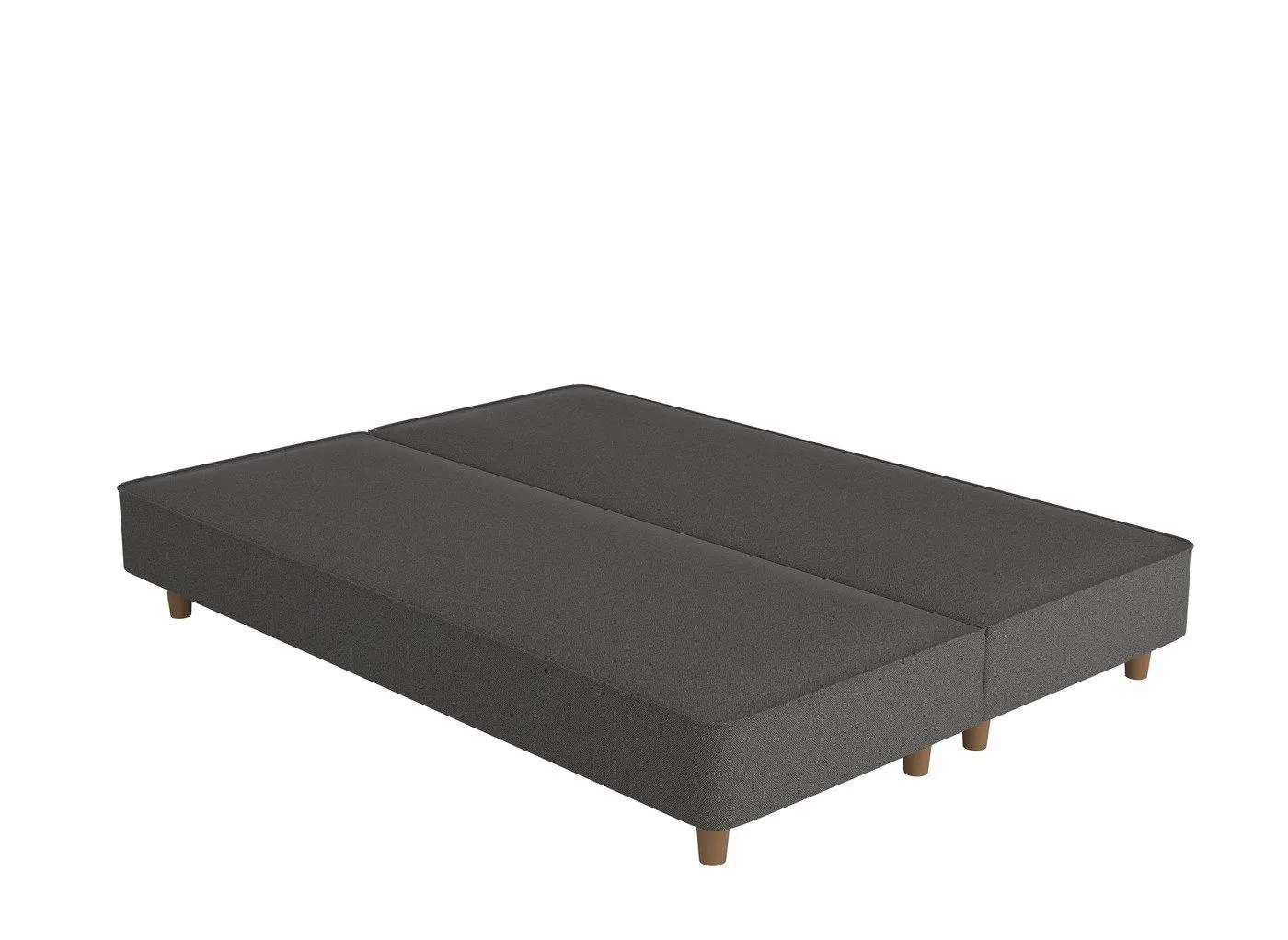 Flaxby Shallow Divan Bed Base- Grey