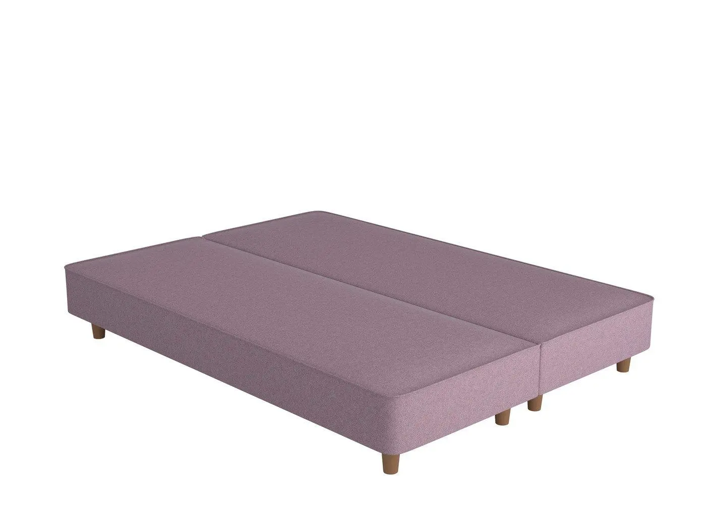 Flaxby Shallow Divan Bed Base - Purple