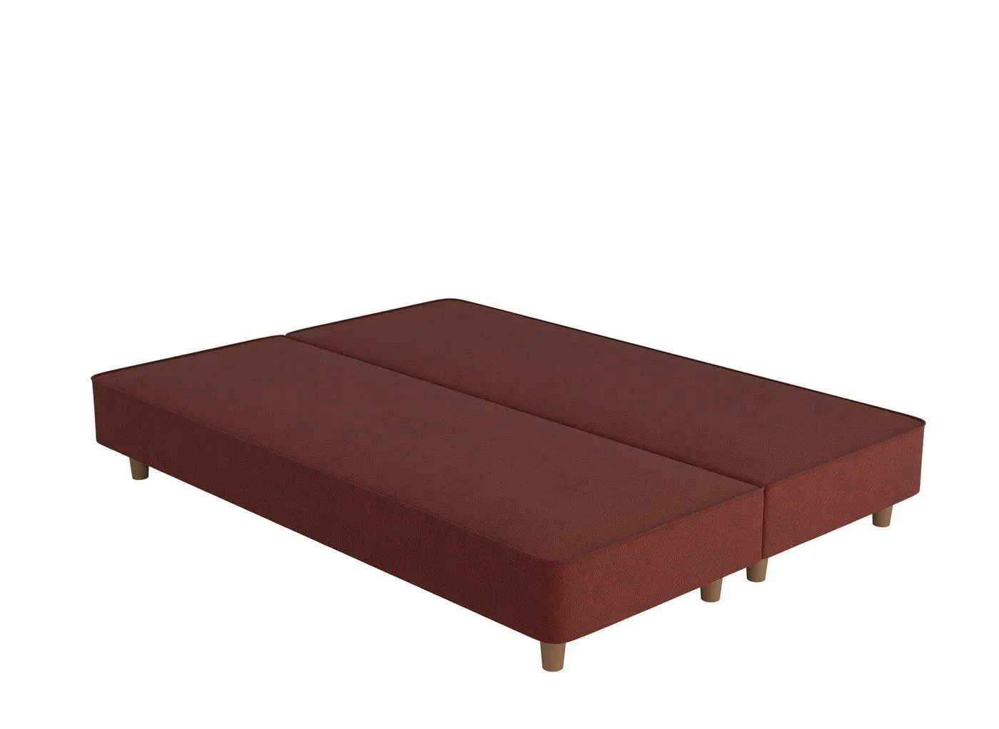 Flaxby Shallow Divan Bed Base- Red