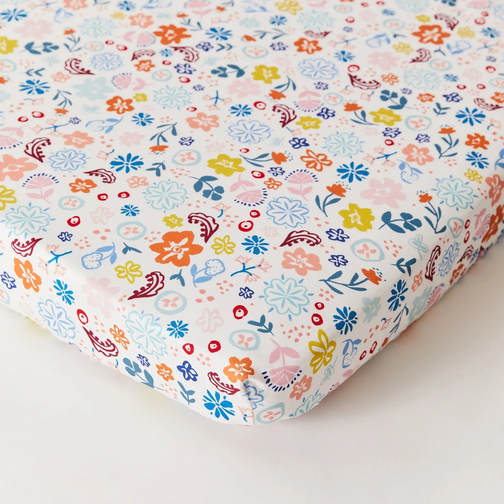 Floral Organic Cotton Fitted Sheet - Image 4
