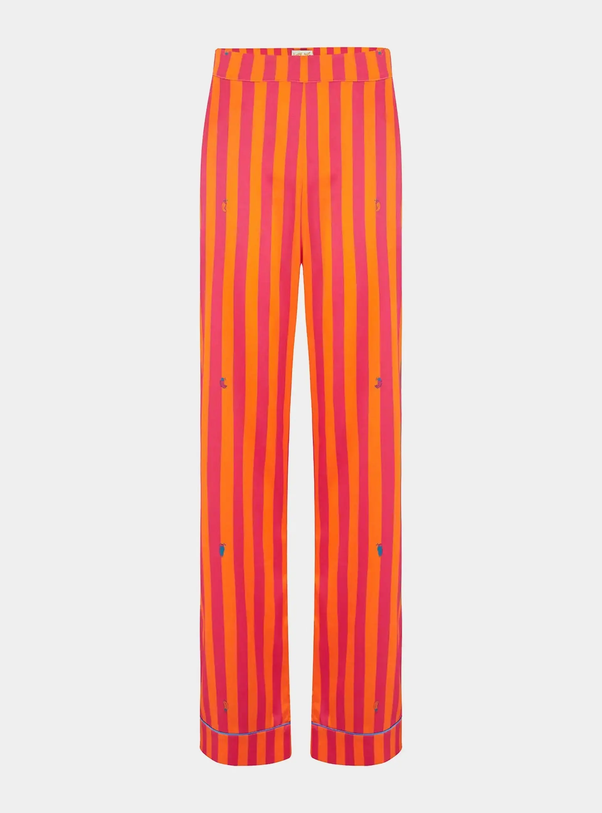 Florence Sunset Stripe Silk Trouser