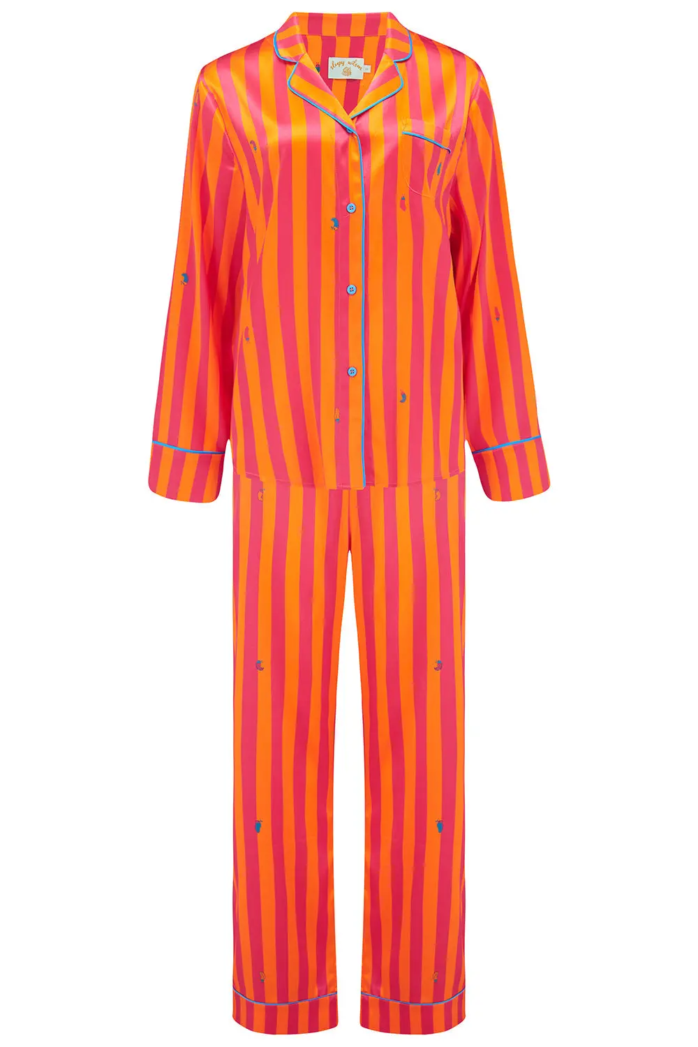 Florence Sunset Stripe Silk Trouser - Image 4