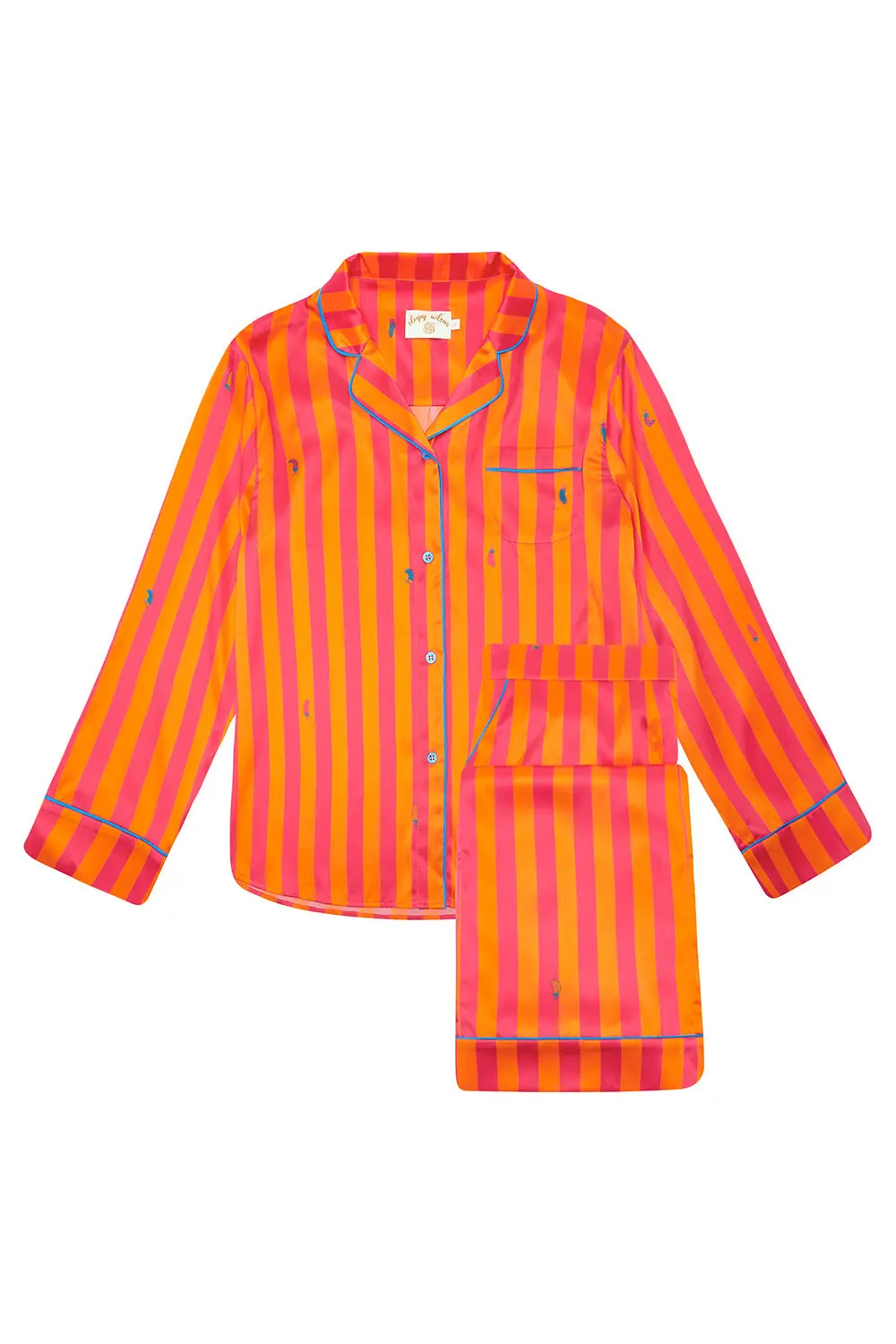 Florence Sunset Stripe Silk Trouser - Image 6