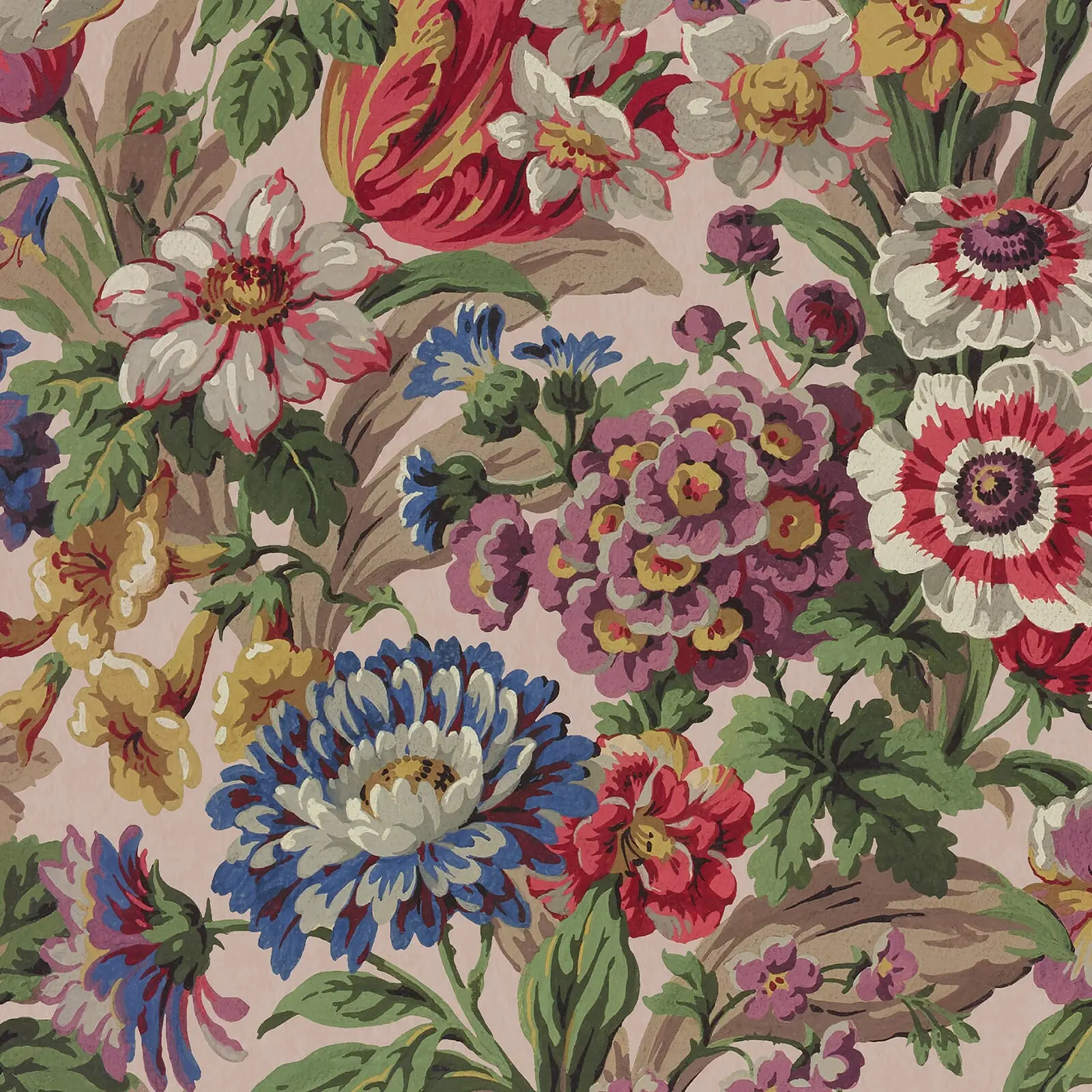 FLORESCENCE Wallpaper - Alabaster