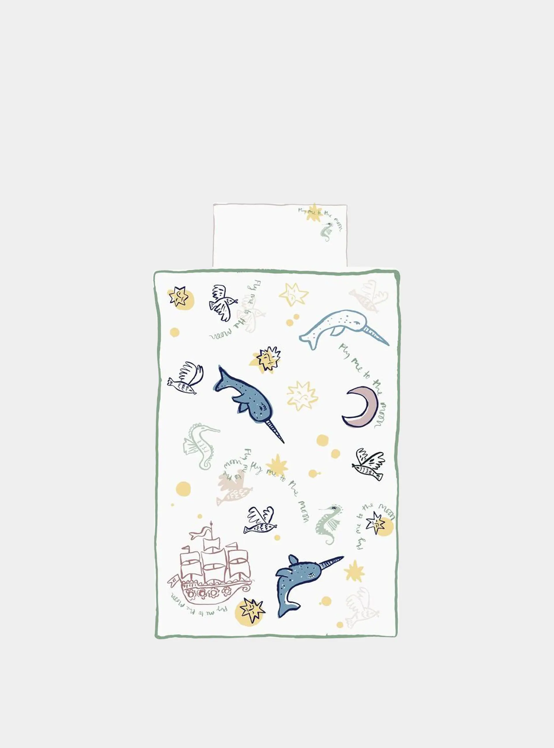 Fly me to the Moon - Reversible Duvet Set