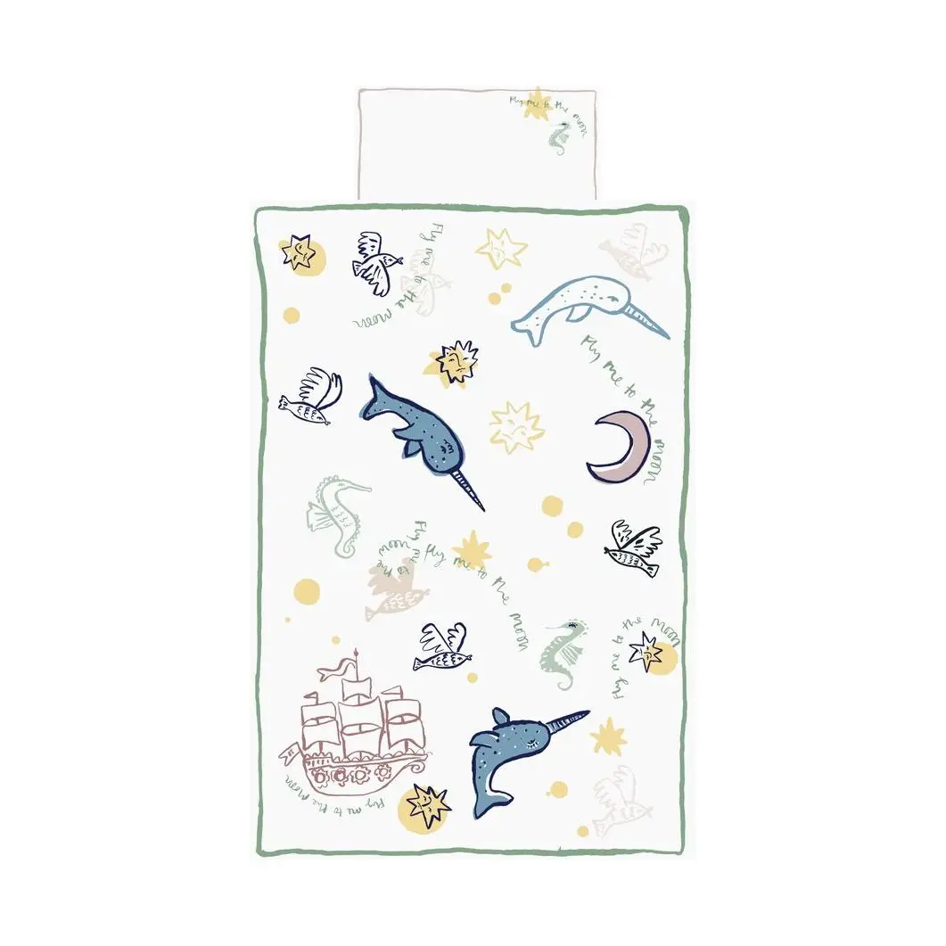 Fly me to the Moon - Reversible Duvet Set - Image 8
