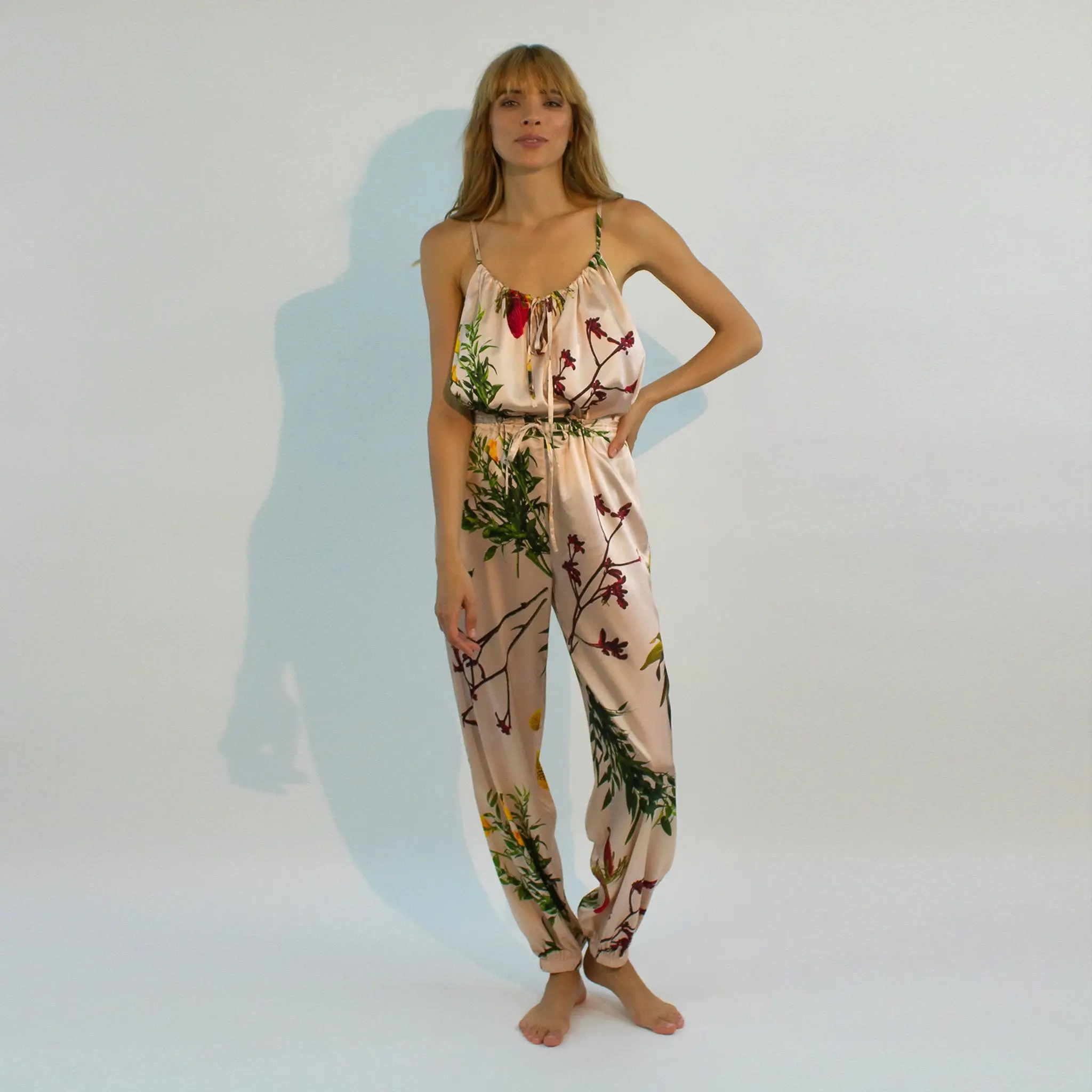 FLYING FLOWER Silk Camisole - Image 4