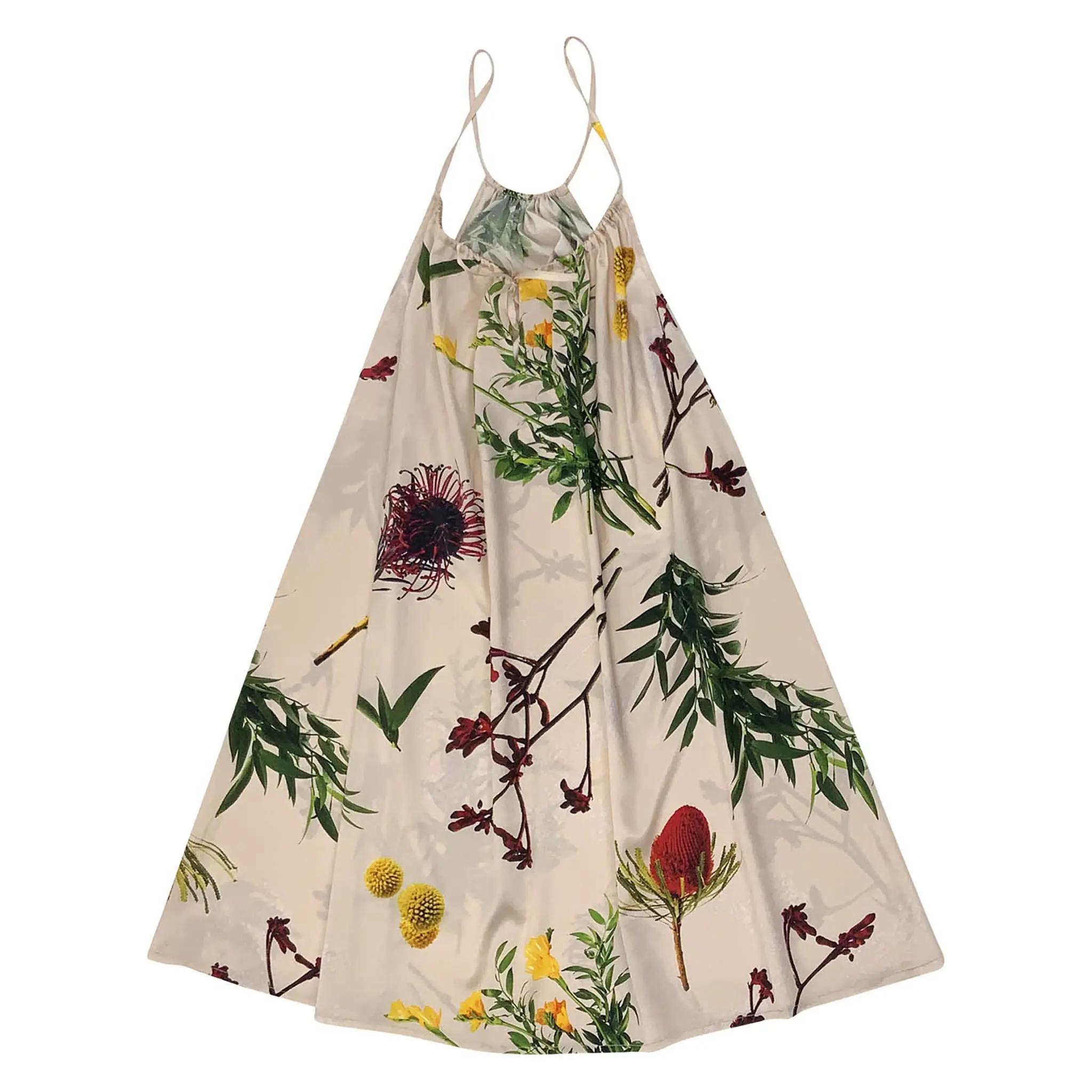 FLYING FLOWER Silk Chemise - Image 4