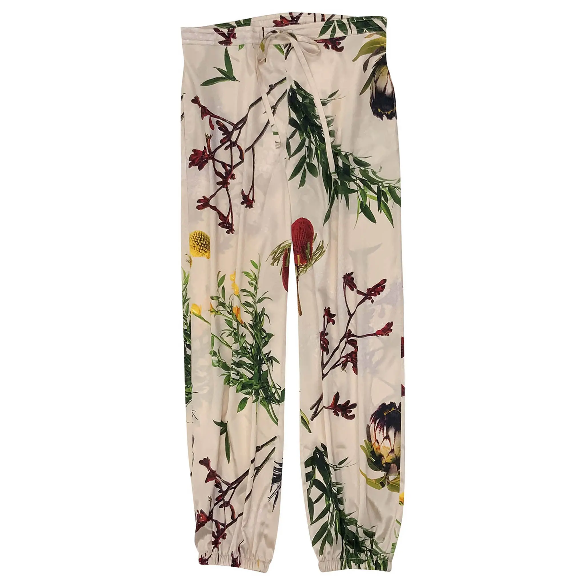 FLYING FLOWER Silk Pyjama Pants - Image 5