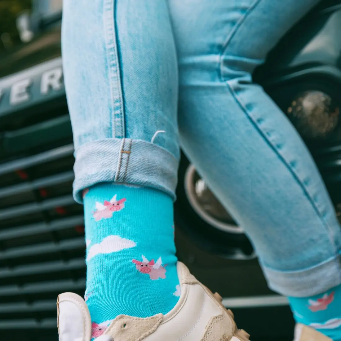Flying Pig Bamboo Socks - Image 4