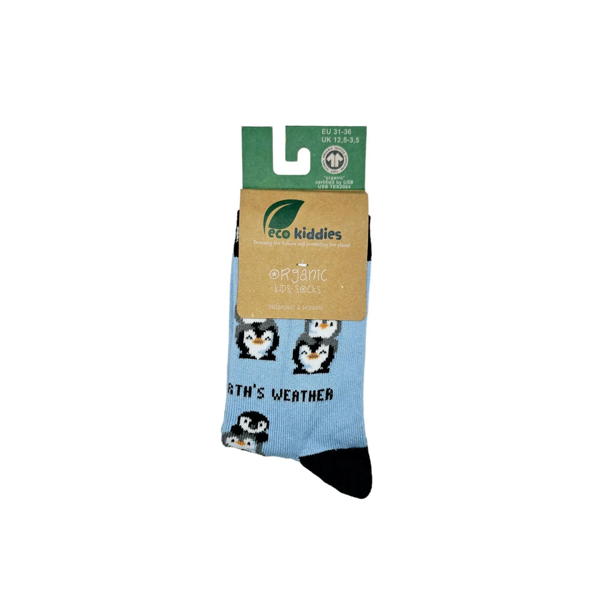Friendly Penguins Organic Cotton Kids Socks - Image 7