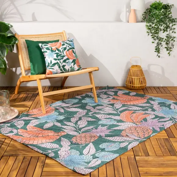 furn. Cypressa Jade Washable Indoor Outdoor Rug