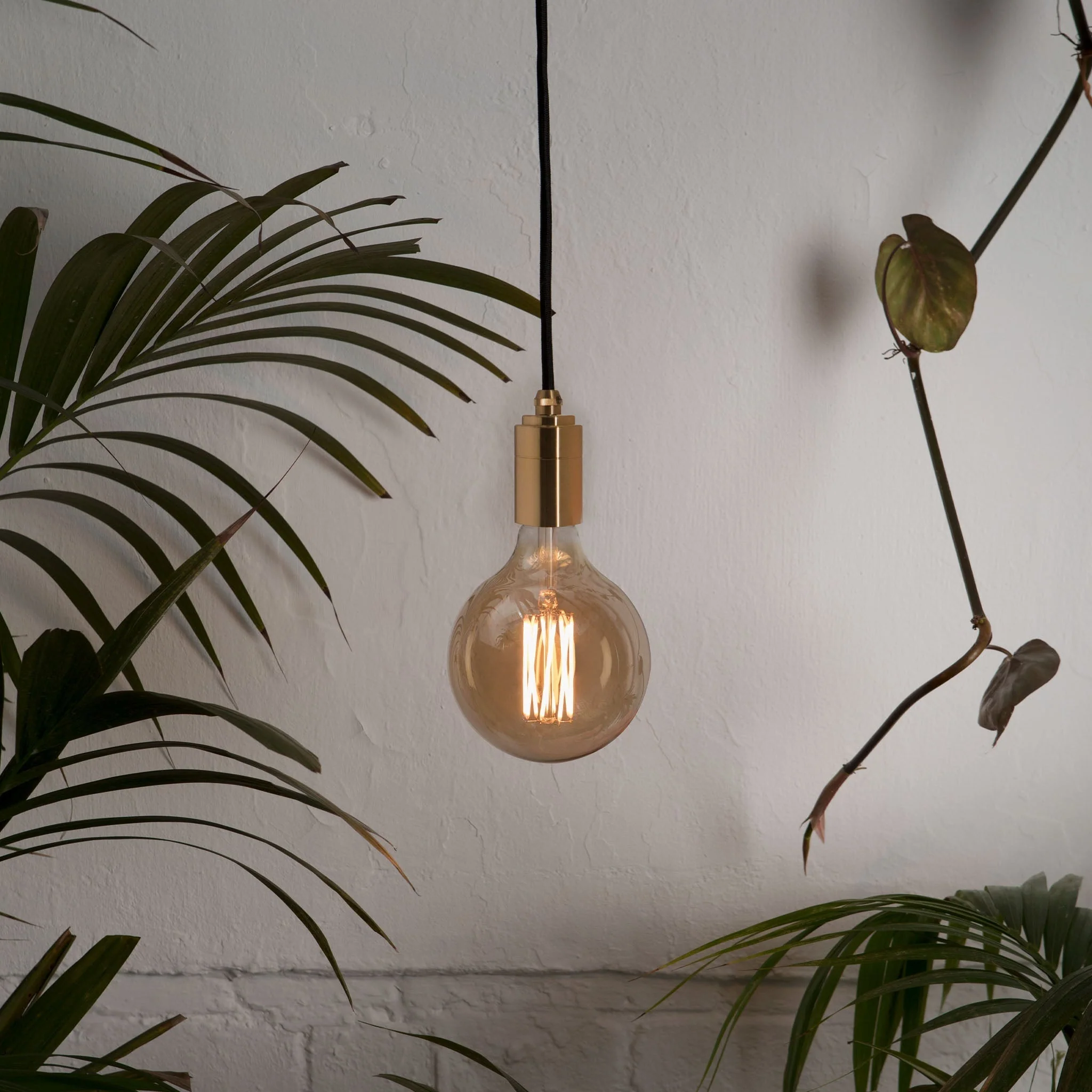 Gaia Plug-In Pendant in Brass - Image 2