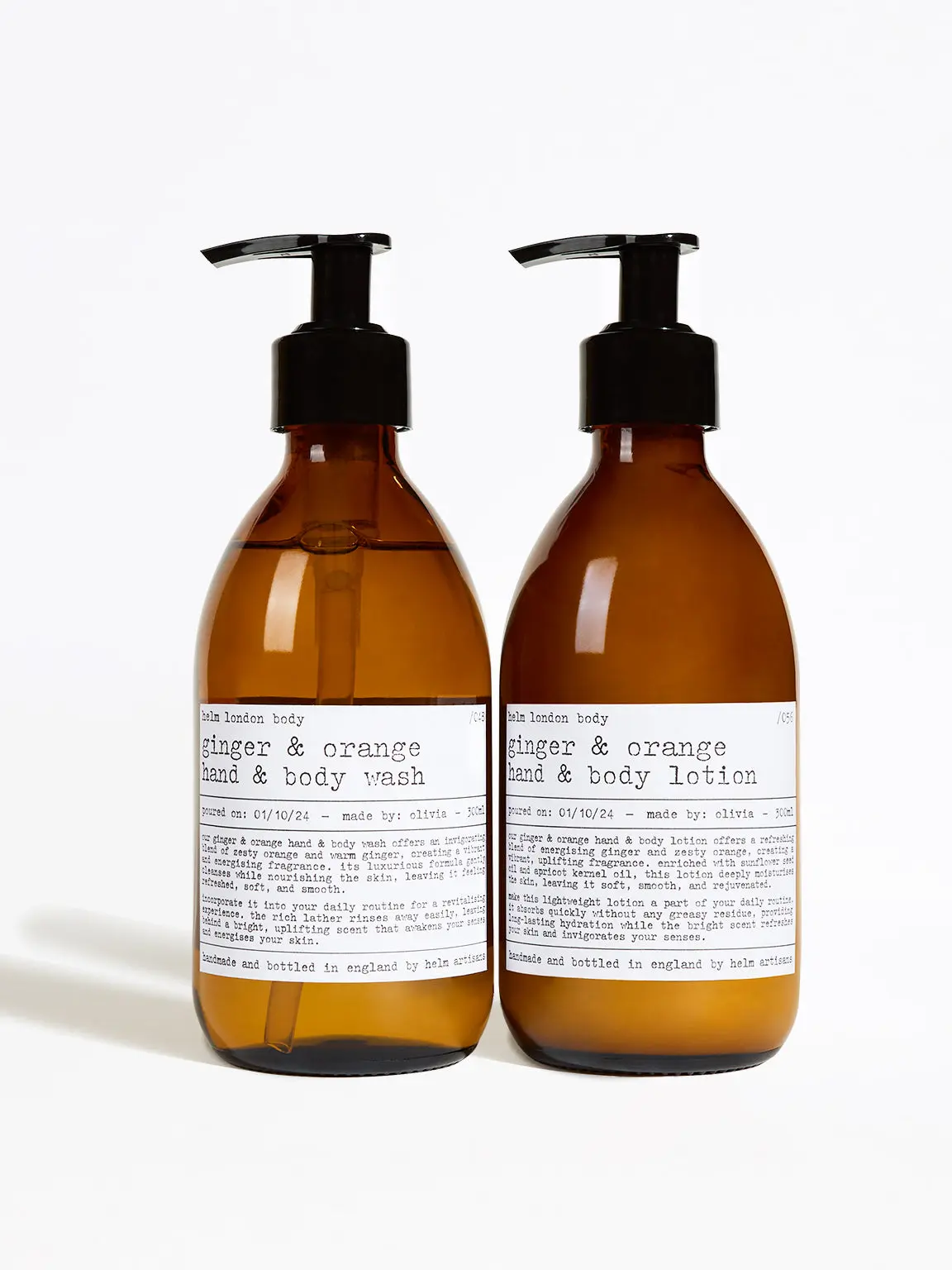 Ginger & Orange Hand & Body Set - 600ml