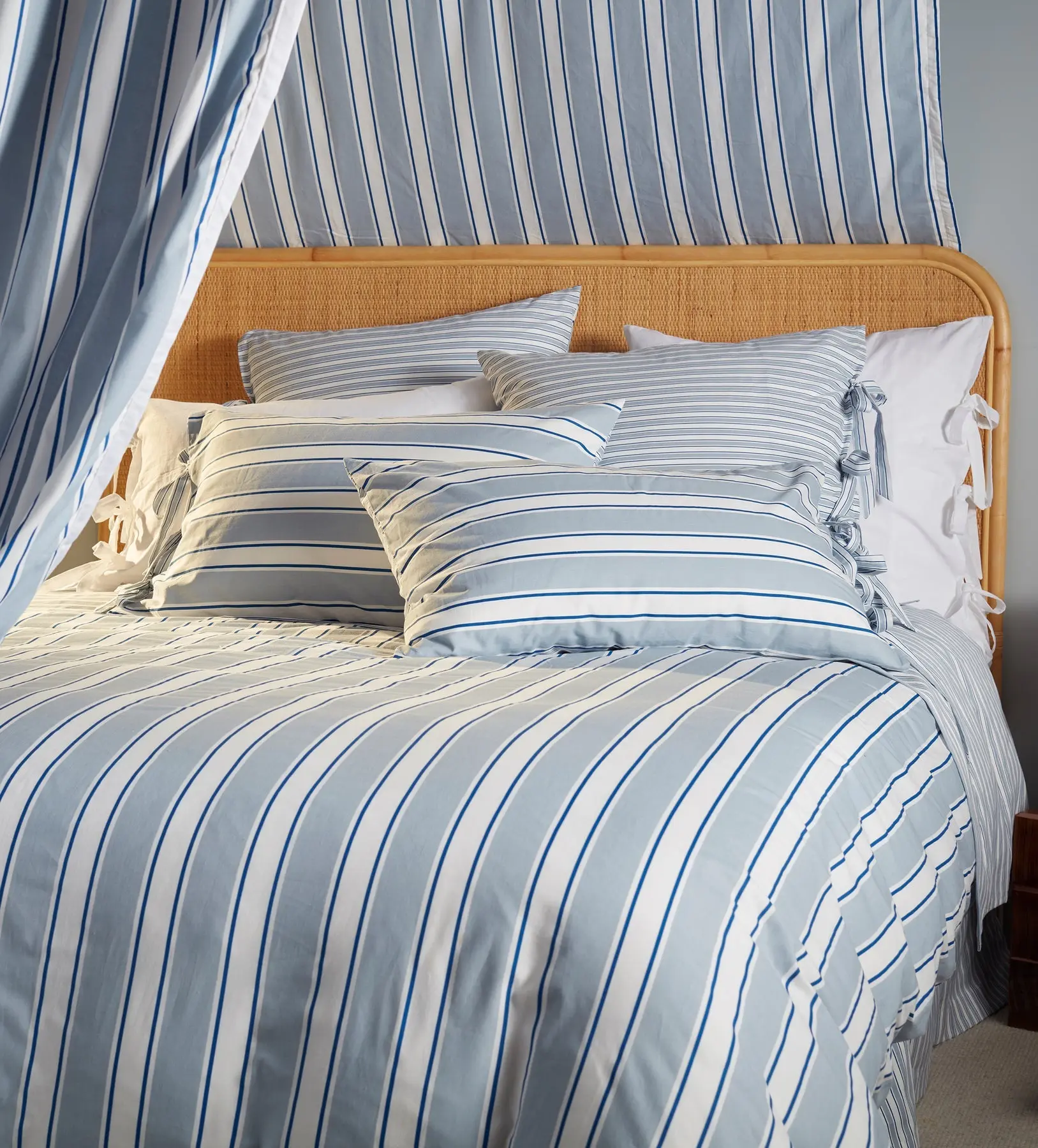 Glassette Teddy Stripe 100% Cotton Duvet Cover - Image 5