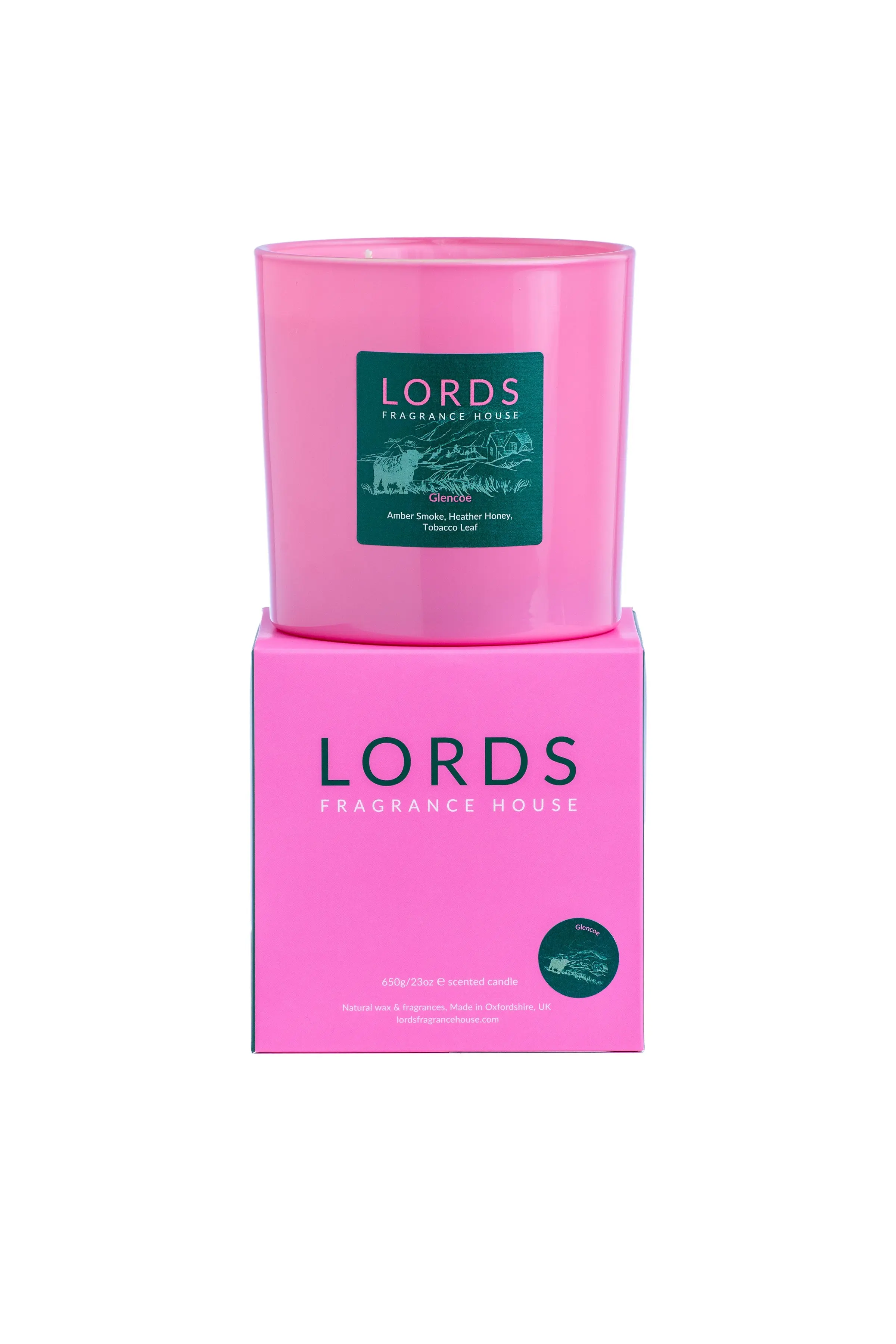 Glencoe 3 Wick Candle