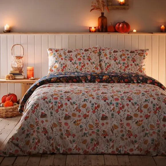 Gnomes and Friends Duvet Cover & Pillowcase Set