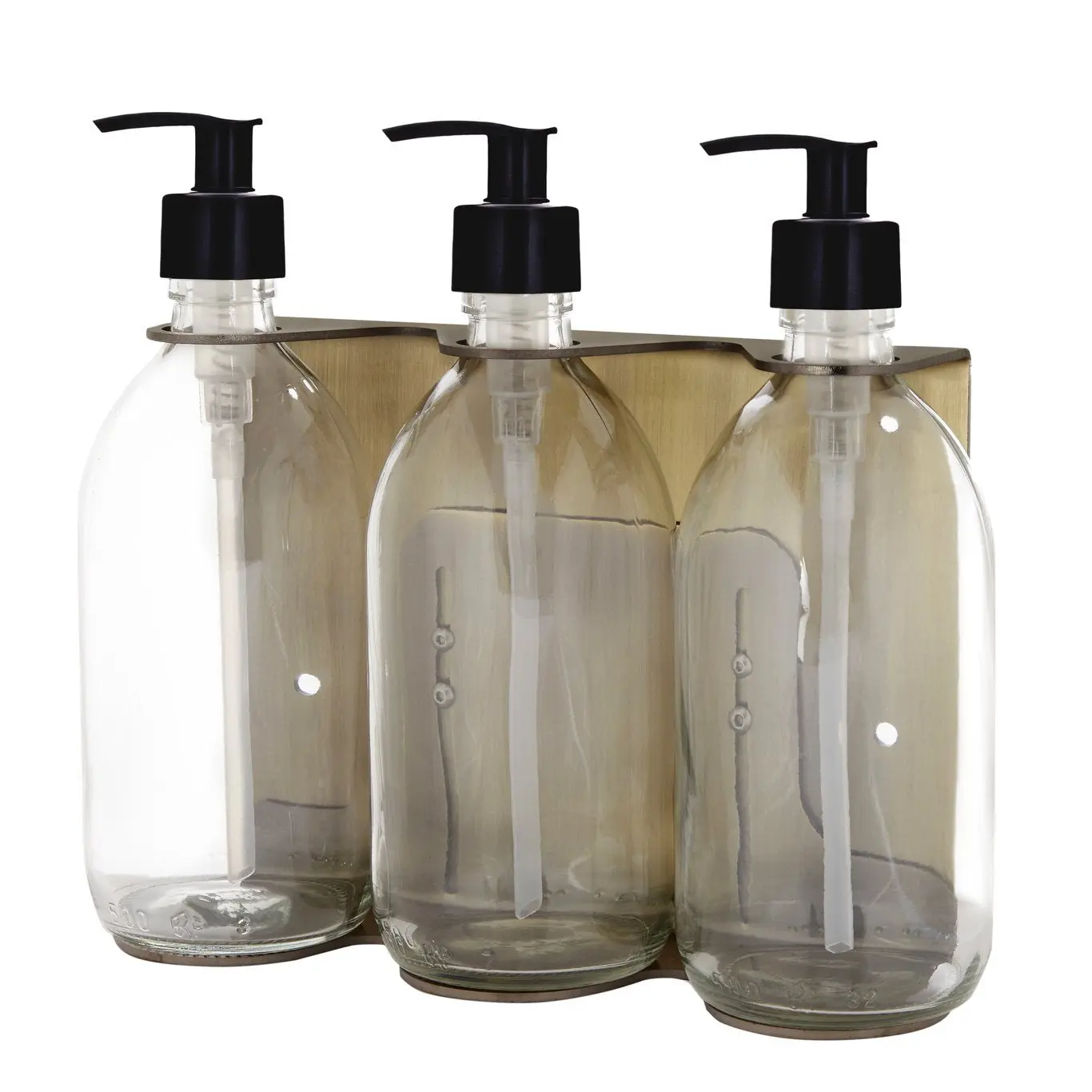 Gold Triple Wall Mounted Soap Dispenser - Image 12