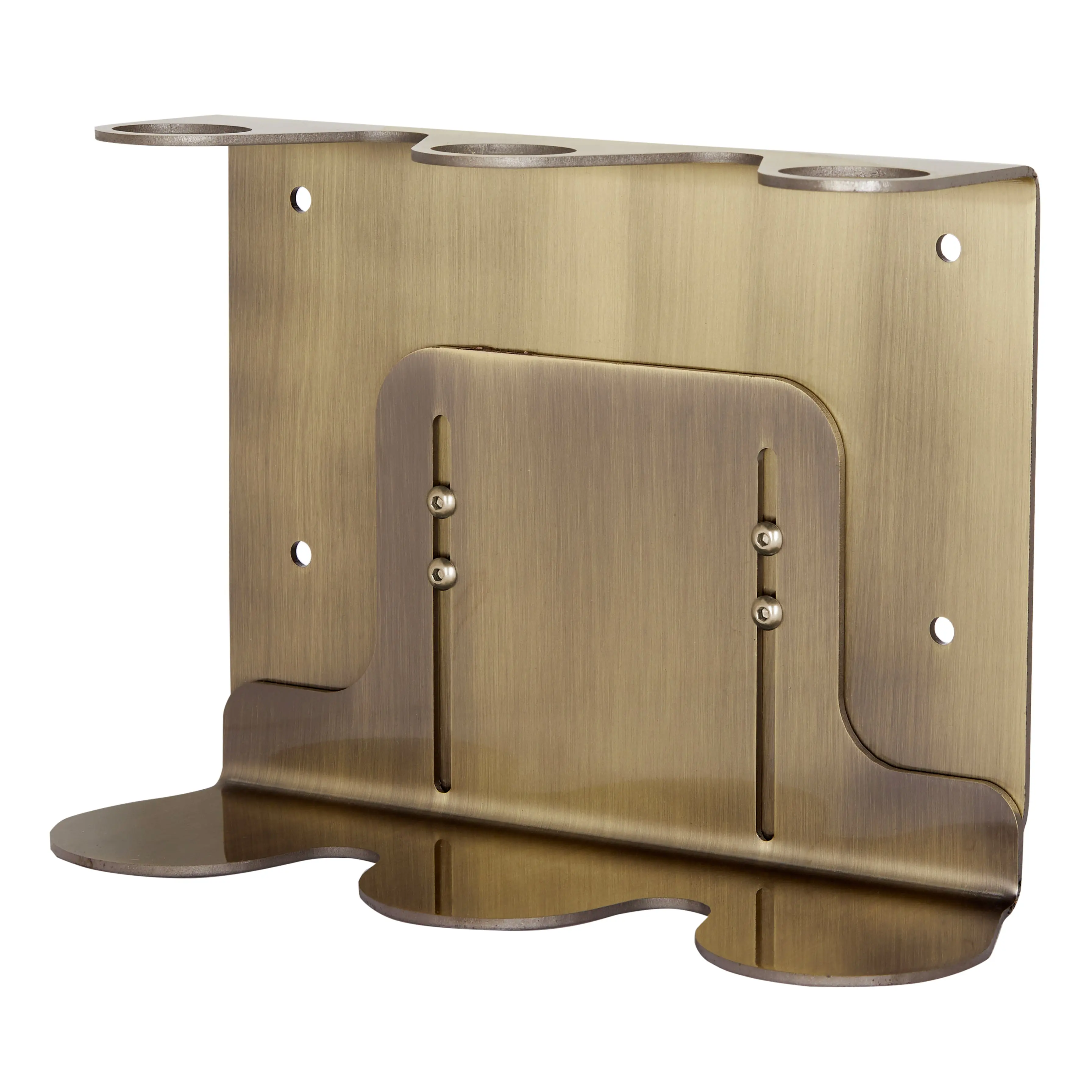 Gold Triple Wall Mounted Soap Dispenser - Image 2