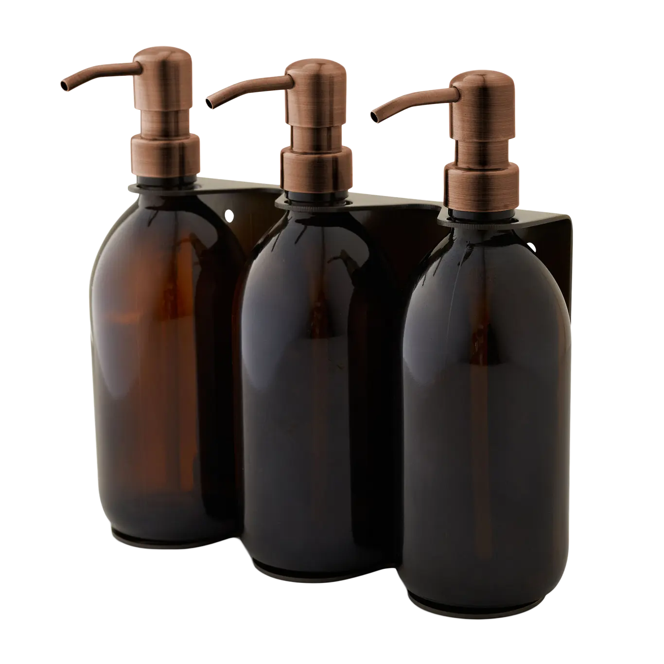 Gold Triple Wall Mounted Soap Dispenser - Image 6