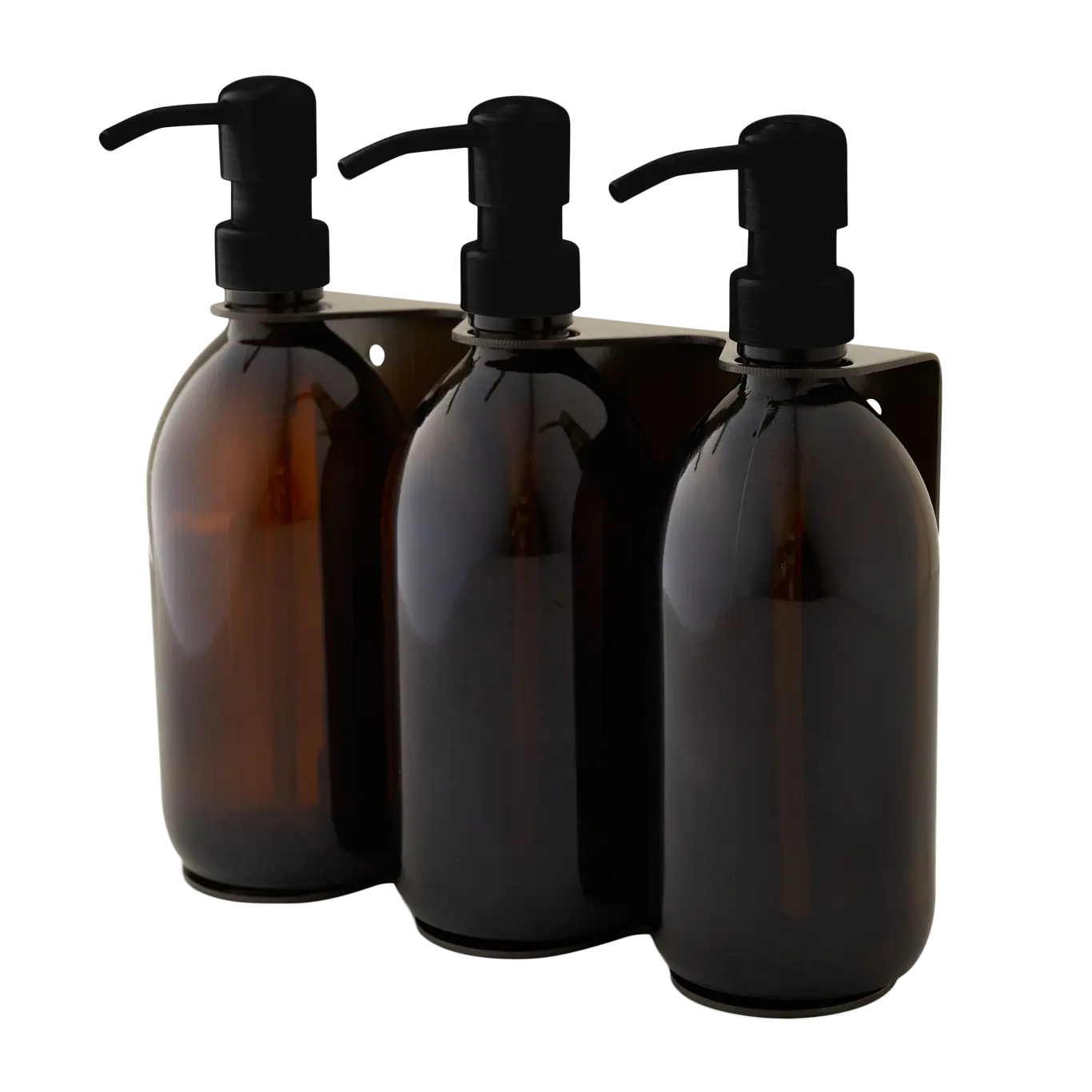 Gold Triple Wall Mounted Soap Dispenser - Image 7