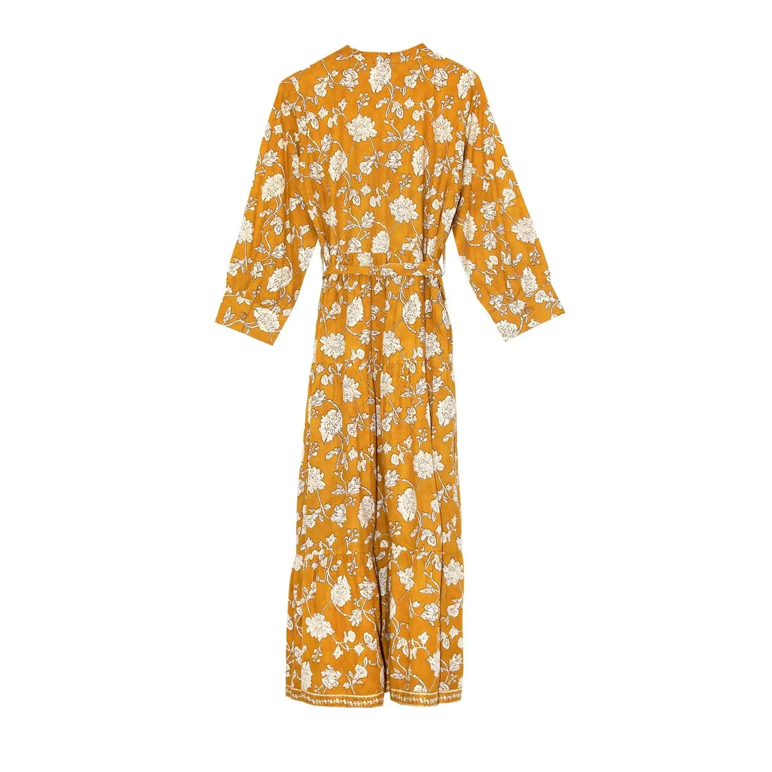 Golden Tulip Cotton Dress - Image 5