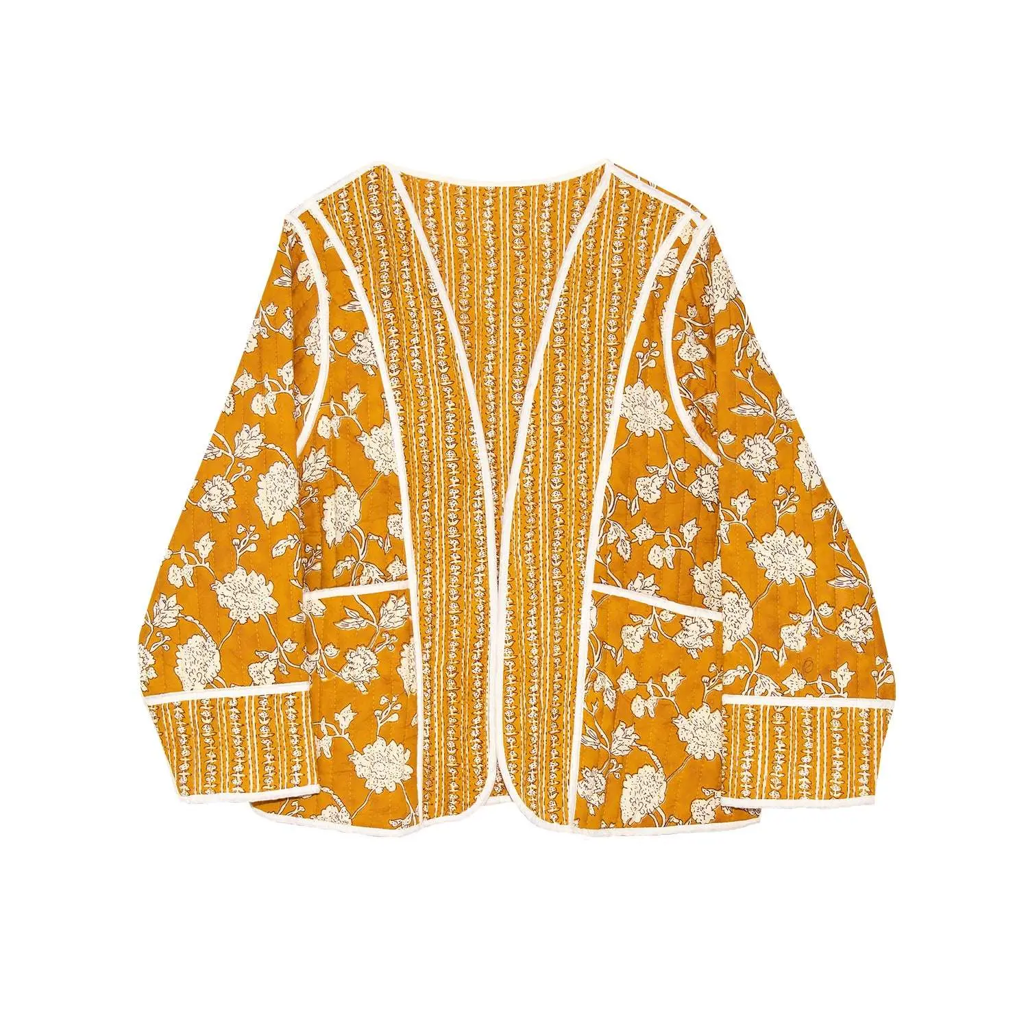 Golden Tulip Reversible Quilted Cotton Jacket - Image 6