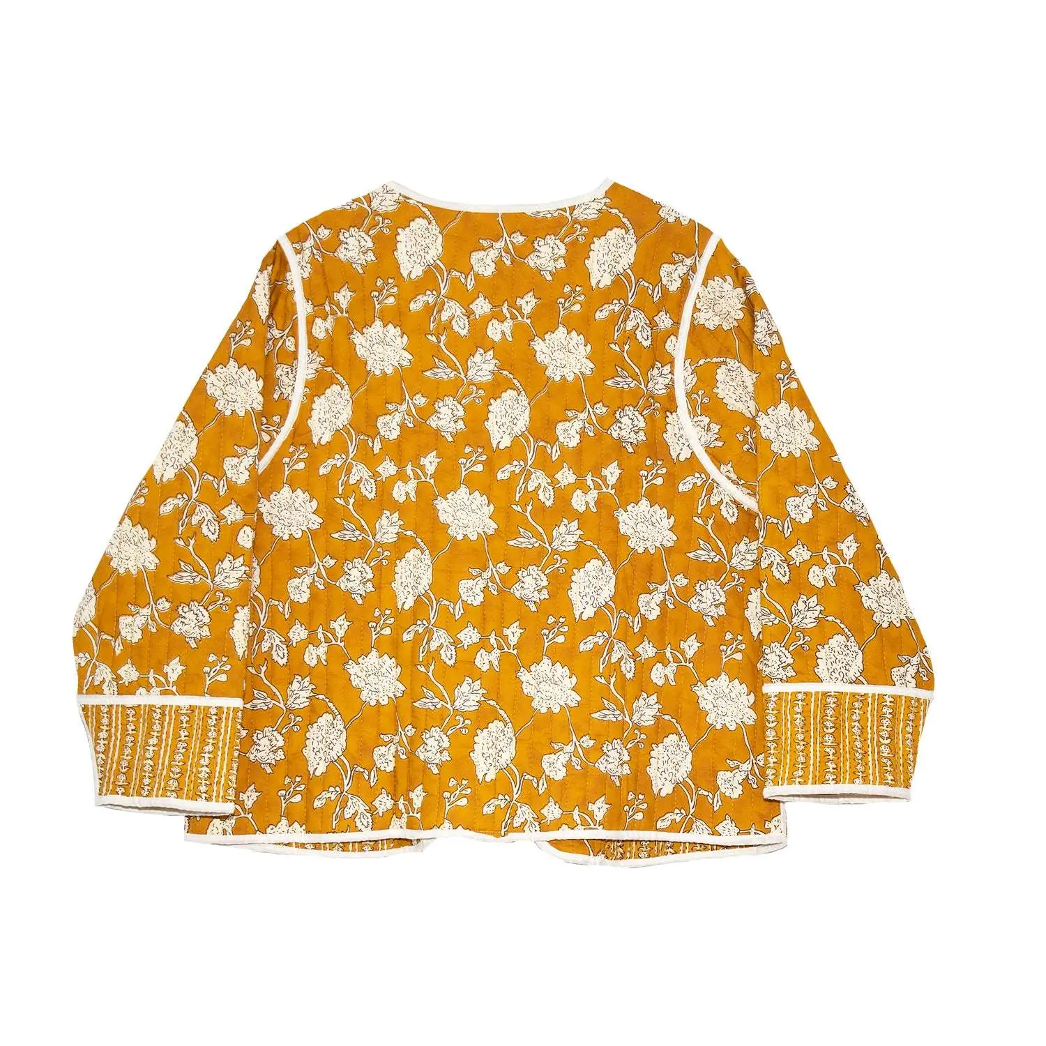 Golden Tulip Reversible Quilted Cotton Jacket - Image 7