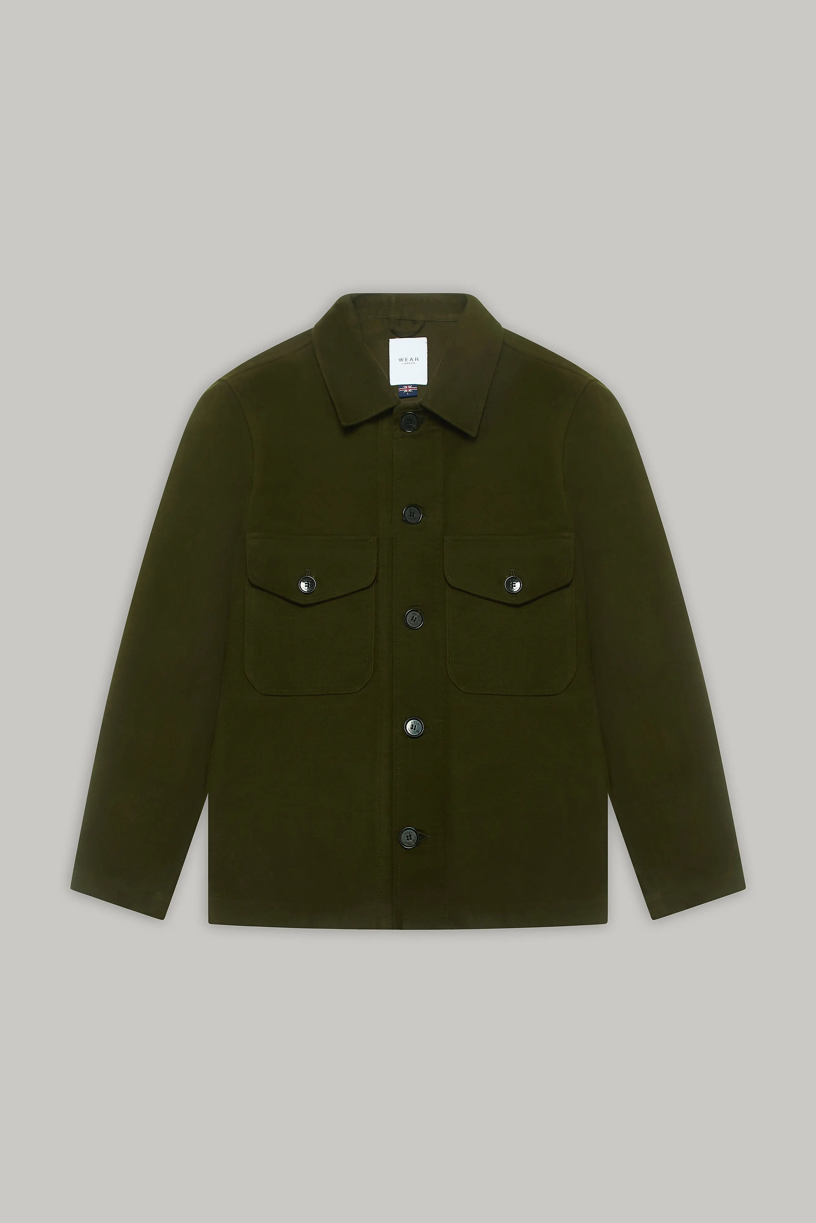 Goring Jacket - Olive Moleskin