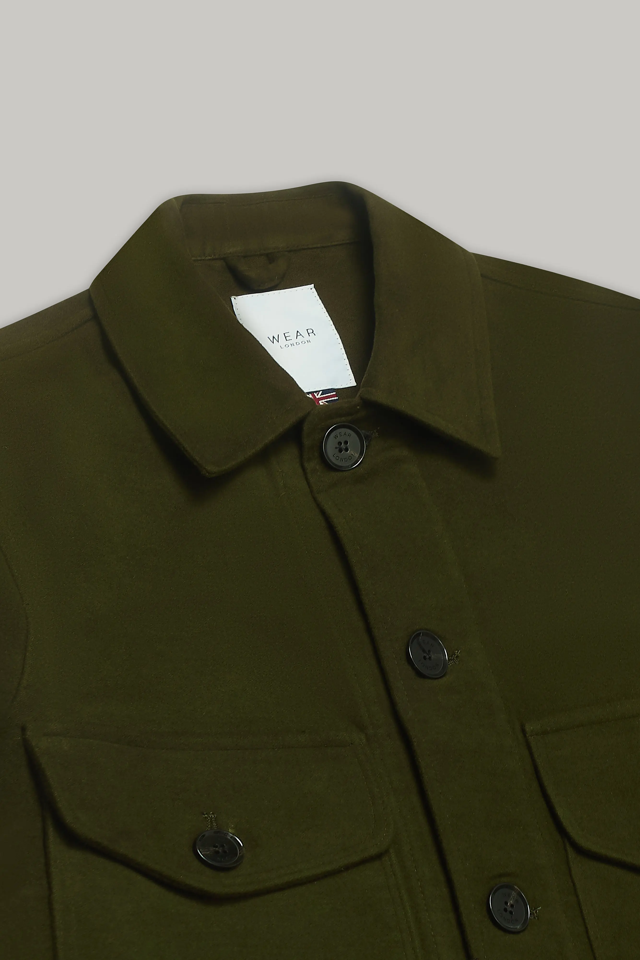 Goring Jacket - Olive Moleskin - Image 2